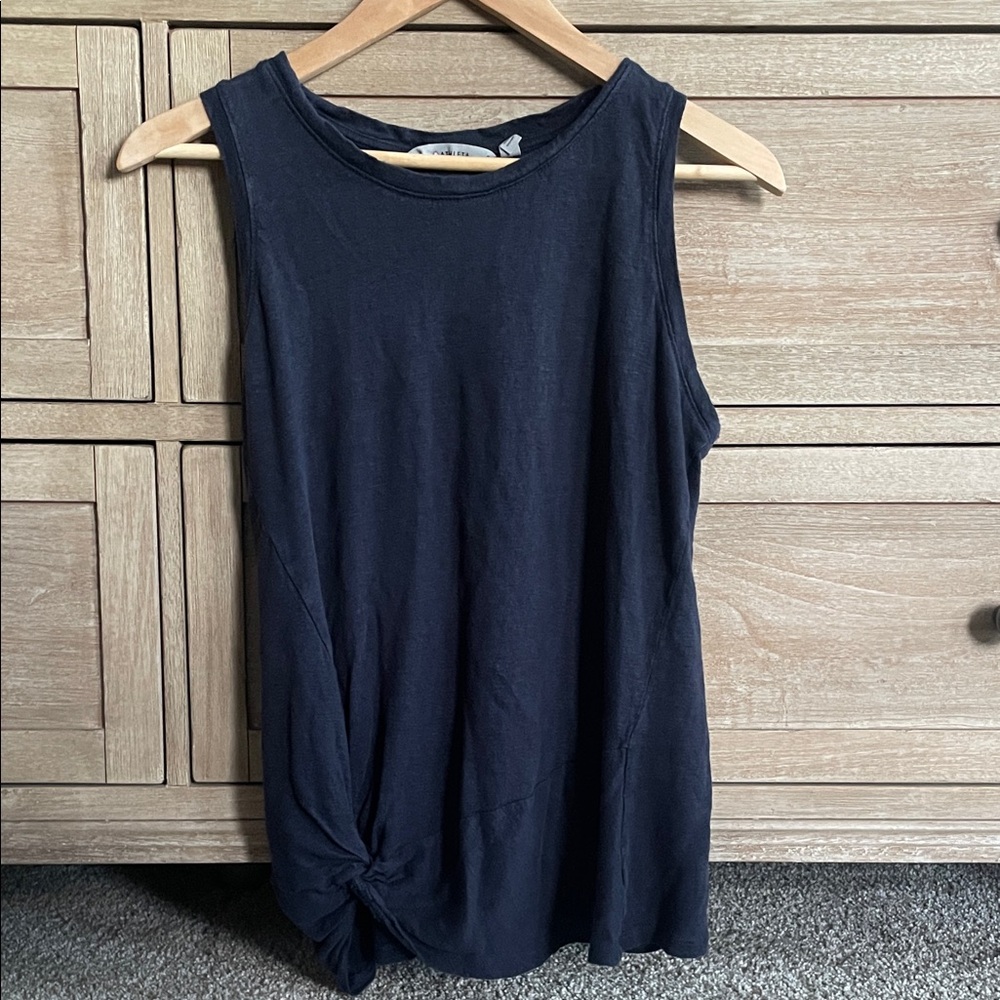 Athleta Navy Blue Sleeveless Women's Top